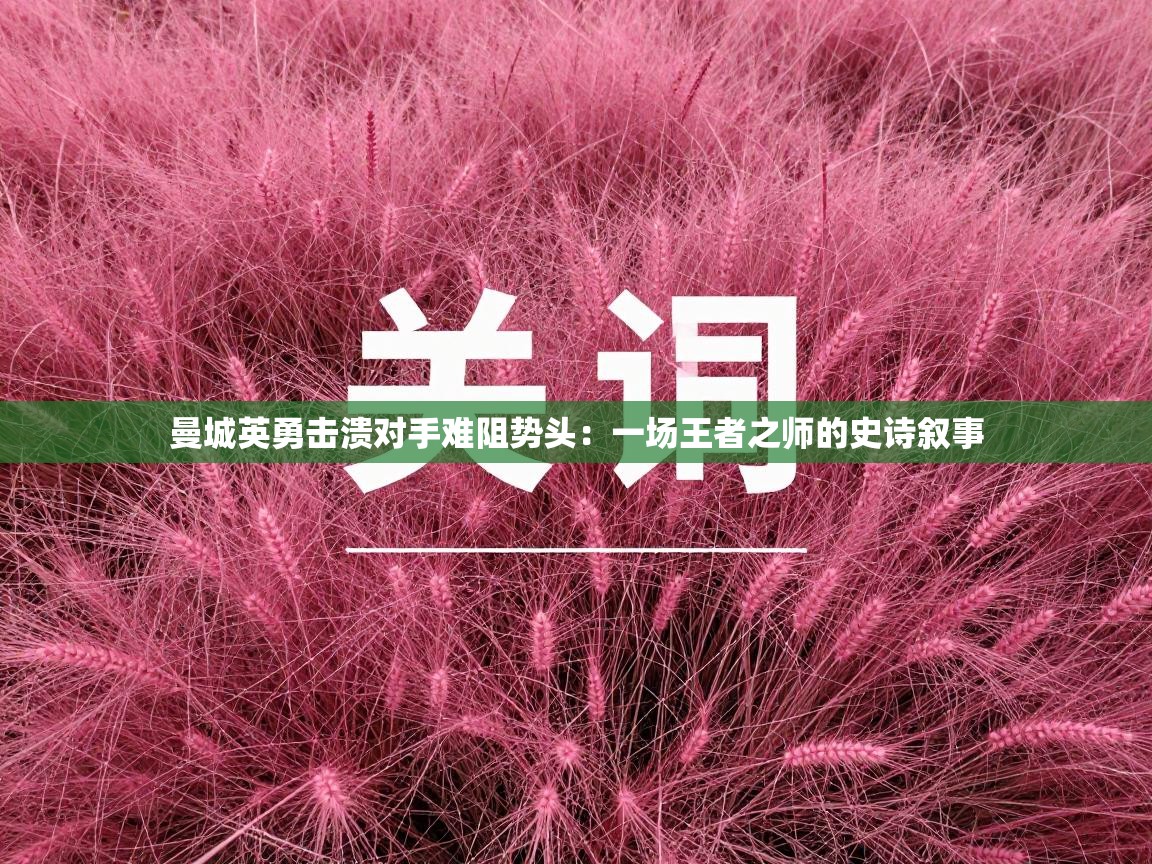 曼城英勇击溃对手难阻势头：一场王者之师的史诗叙事