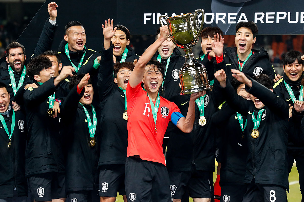 韩国队在比赛中取得一场壮举